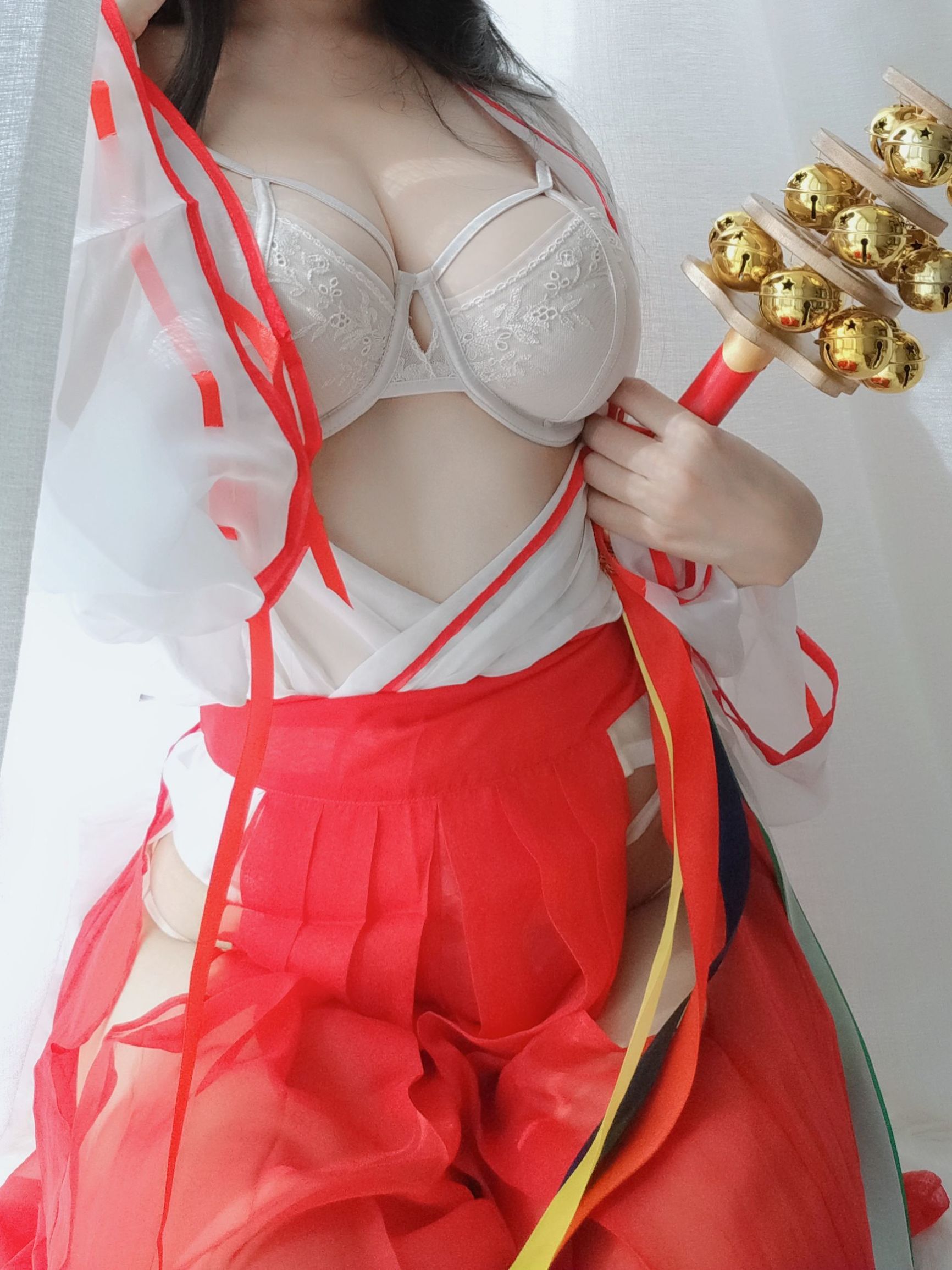 [网红COSER]动漫博主小仓千代w巫女插图6